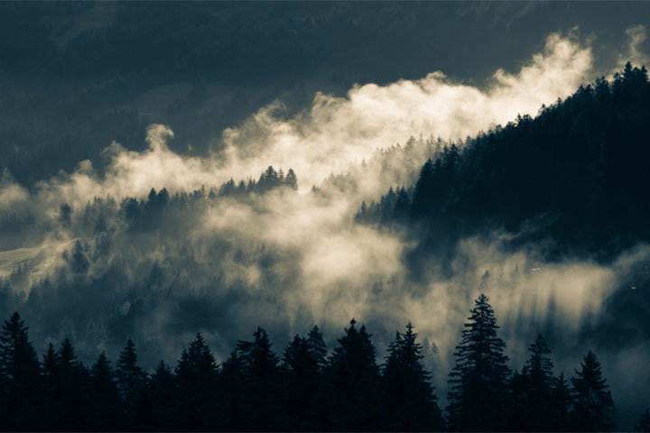 Fog Over Mountains